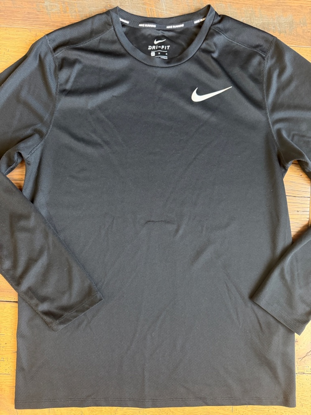 Nike Running Black Long Sleeve Dri-FIT Top